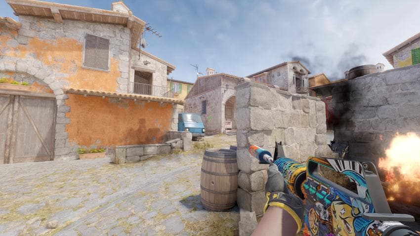 Wallbang on Inferno with M4A1!