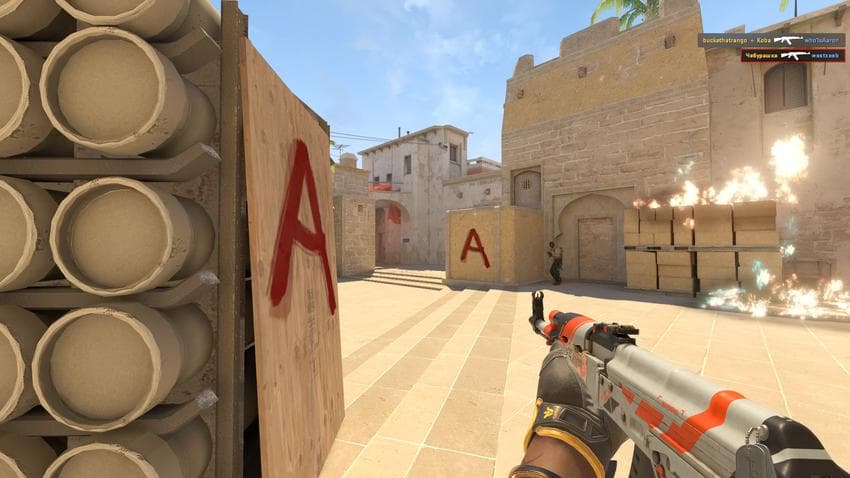 Flashed Fun on Mirage: 3 Kills!