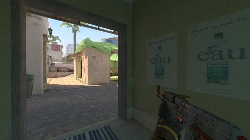 Wallbangs on Mirage with AK-47!